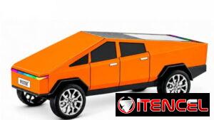 Bocina Bluetooth Cybertruck WS-580 Parlante Portátil con Radio FM, USB, TF y TWS,