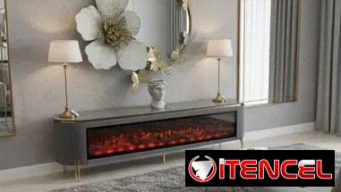 Chimenea eléctrica tipo mueble — foto 2