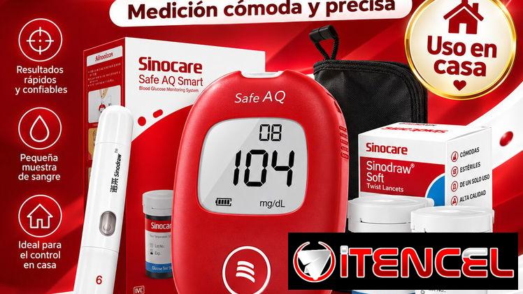 Glucometro sinocare Completo