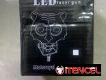 faro exploradora LED/láser auxiliar para motocicleta con diseño estilizado de búho o tigre