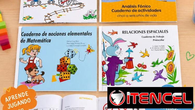 Combo de 4 cuadernos para preescolar