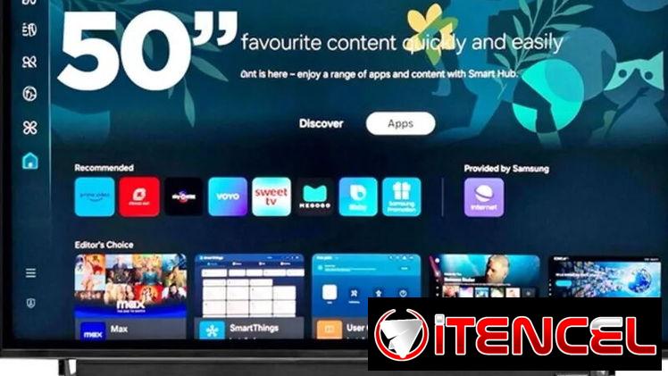Smart TV, Premier, 50″, barra de sonido, soporte de pared, 3840×2160 -mensajería gratis y garantía