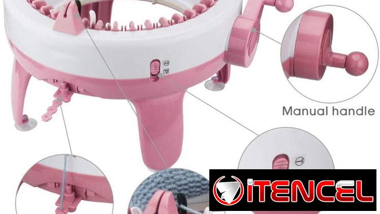 máquina de tejer circular manual/ máquina de tejido de punto de manivela.