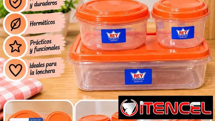 Set de 3 pozuelos escolares pequeños en 2800cup Colores disponibles  🧡Naranja 🩷Rosado