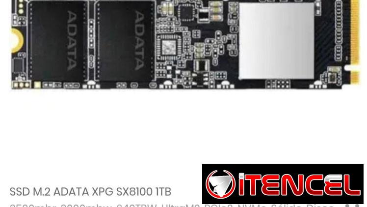 -SSD M.2 NVME ADATA XPG SX8100 1TB (170 USD)