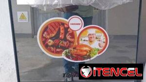 COCINA DE 4 HORNILLAS CON HORNO Y CRISTAL  MARCA