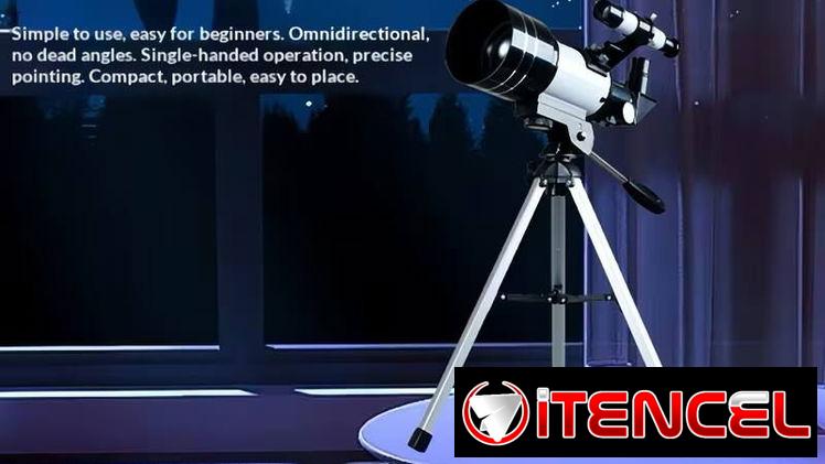 🔭 Telescopio Astronómico Portátil 70mm – Hasta 150X