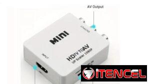 ADAPTADOR PARA CONECTAR CONSOLAS HDMI EN TV CULONES ANTIGUOS