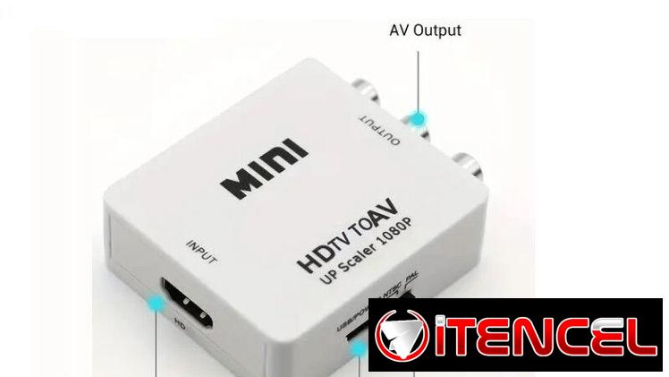 ADAPTADOR PARA CONECTAR CONSOLAS HDMI EN TV CULONES ANTIGUOS