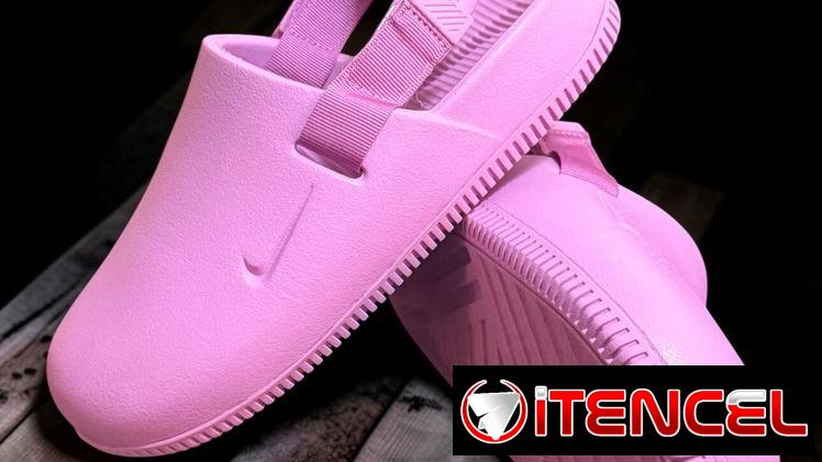 🌸” Nike Calm Mule” en rosa pastel 🌸
