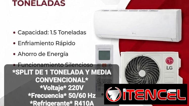 Split LG 1.5 Tonelada y media