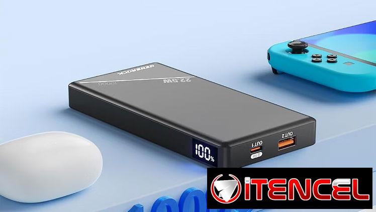 Powerbank GENSROCK (EU) 10000 mAh,  carga rápida 22.5W — foto 3