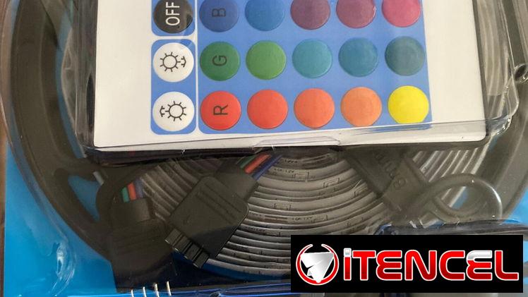 💡  TIRA DE LUCES RGB 💡 – 5 METROS. NO ALUMBRAN EN BLANCO SOLO RGB. TENEMOS MENSAJERÍA FACTURA Y GARANTÍA. TL 54833699