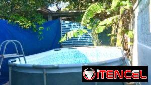 Se renta casa  de Dos habitaciones climatizadas en Guanabo, piscina de lona. 54026428