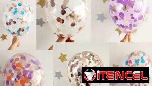 Globos confetis