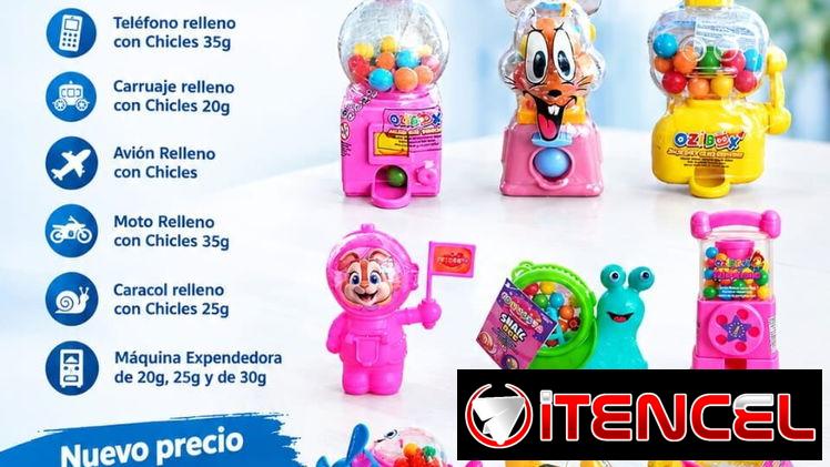 Juguetes Rellenos con Chicles