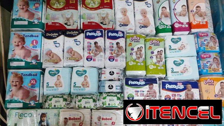 Pamper,Toallitas húmedas,Talco,Manzatin,Almohadillas Sanitarias y Compotas