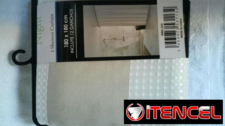 Cortina de Ducha  Tela Gruesa  100% poliésterPrecio: 12usd — foto 1