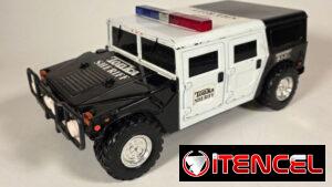 Juguete Carrito Tonka Hasbro Fun Rise Police Sheriff Hummer Original de 1999 en 10 USD