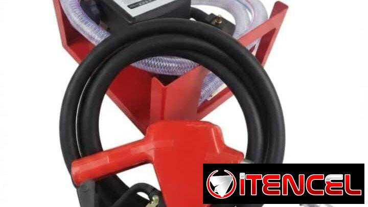kit de bomba eléctrica de transferencia de diésel de 12 V, Potencia del motor: 200 W, Potencia del motor: 200 W.