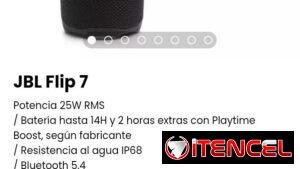JBL Flip 7. Nueva