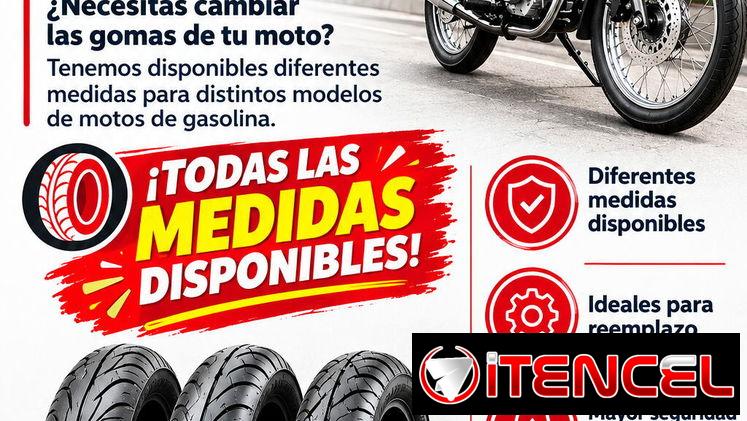GOMAS PARA MOTOS DE GASOLINA