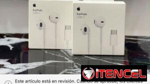 Audifonos EarPods Tipo-C originales nuevos sellados en caja