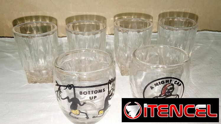 Vendo copitas para una línea de ron (chupitos) vintage