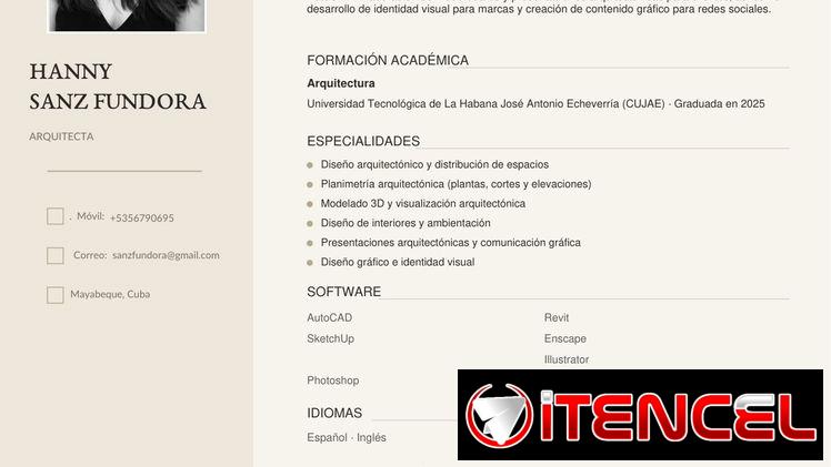 📢 ¡ARQUITECTA En busca de oportunidades de trabajo remoto! 💻✨