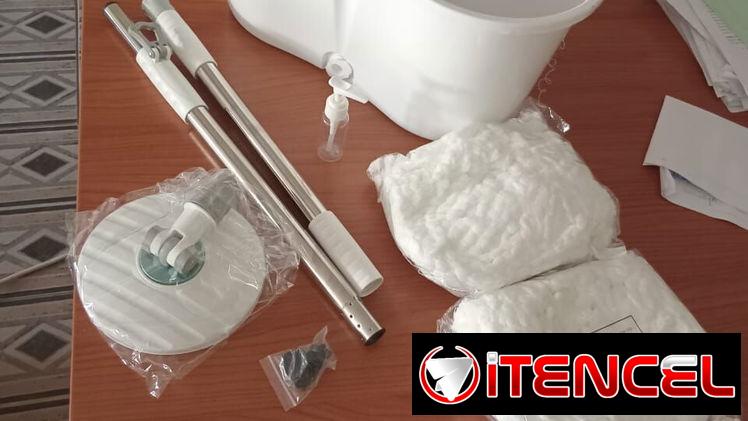 Fregona con cubo escurridor/VoyP
