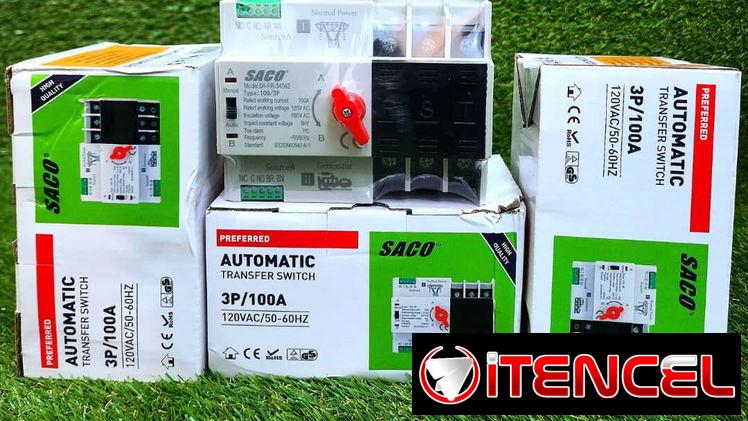 ⚡🔌 TRANSFER AUTOMÁTICO ATS SACO 100A – Energía continua e inteligente 🔌⚡