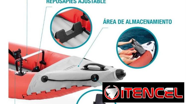 Kayak Excursión Pro👑Medidas 3.05cm x 91cm x 46cm📍Garantía 1 mes🔴 Entrega gratis🔴‼️Viene con lo de las fotos‼️‼️