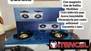 Cocina de gas de balita 2 hornillas