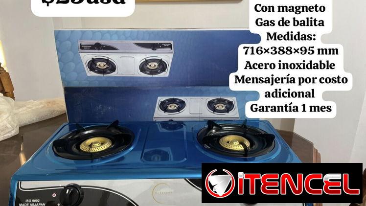 Cocina de gas de balita 2 hornillas