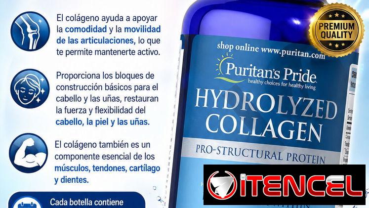 Colágeno Hidrolizado Puritans Pride 20 usd