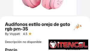 Audífono estilo orejas de gato