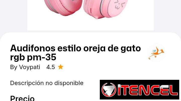 Audífono estilo orejas de gato