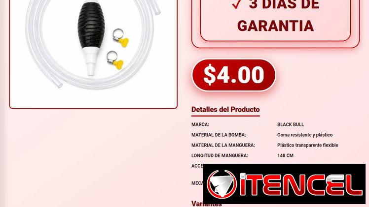 BOMBA DE SUCCIÓN MANUAL PARA TRANSFERENCIA DE LÍQUIDOS .