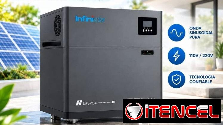 Combo Infinisolar Todo en 1 Inversor 6k con 15k bateria