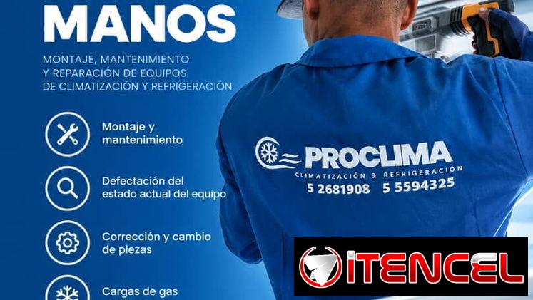 Montaje, mantenimiento y servicios generales en Splits y demás equipos de clima