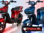 Moto de combustión y bicimoto eléctrica