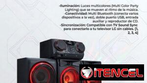 ✅️Equipo de.música LG XBOOM CK57 ➡️ Como nuevo / En excelente estado👌🏼control remoto original MULTI BLUETOOTH | TV S