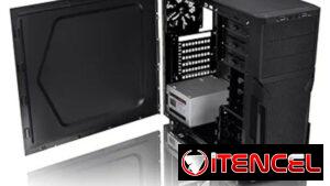 Chasis Thelmaltake Vesa Formato ATX Nuevo Caja, Fuerte Negro Con Diseño Elegante, Usb 2 frontales(2.0 y 3.0) , Audio y M