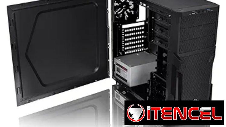 Chasis Thelmaltake Vesa Formato ATX Nuevo Caja, Fuerte Negro Con Diseño Elegante, Usb 2 frontales(2.0 y 3.0) , Audio y M