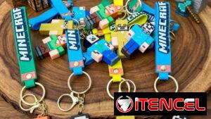 Llaveros de personajes minecraft