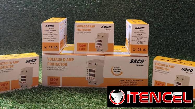 ⚡🛡️ PROTECTOR DIGITAL SACO 110V – Protección inteligente para tus equipos 🛡️⚡