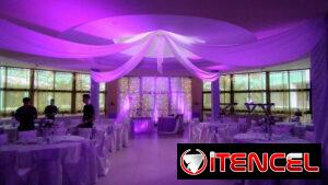 Alquiler de servicios de luces de ambientación o decoracion