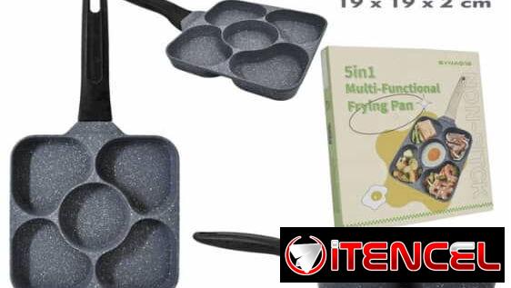 UH- Sartén Antiadherente con Divisiones  Precio 25 USD — foto 1