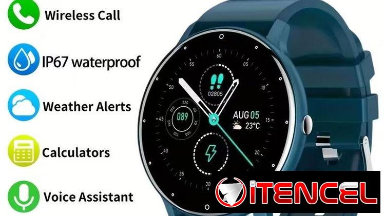 – PEJE Smartwatch Multifuncional – Pantalla HD de 1.28″, Llamadas Bluetooth y Más de 100 Modos Deportivos