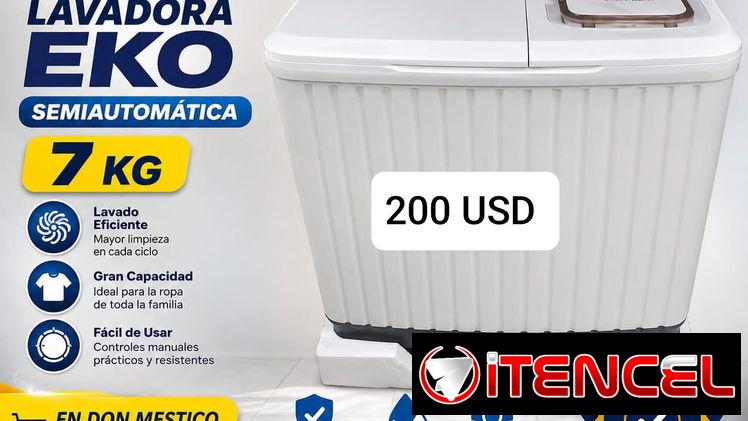 LAVADORA SEMIAUTOMÁTICA MARCA EKO